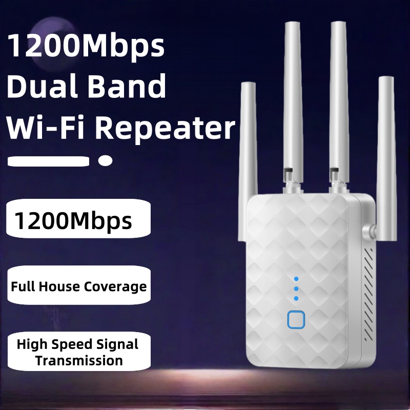 1200Mbps Dual Band WiFi Repeat - огляд і ціна Wifi Range Extender