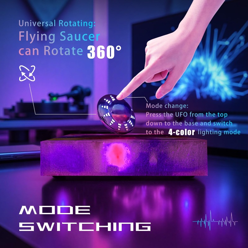 Levitating UFO Lamp Floating 3 - огляд і ціна Office Tech Gifts For Men