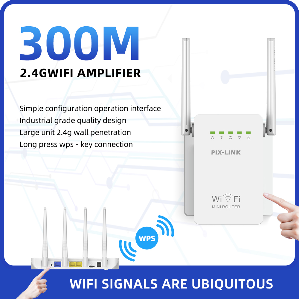 PIX-LINK WR02E Wireless WiFi R - огляд і ціна Wifi Range Extender