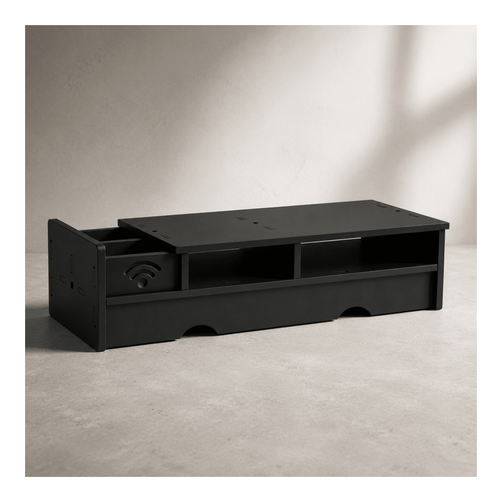 Black Matte WiFi Router Storag - огляд і ціна Office Tech And Space