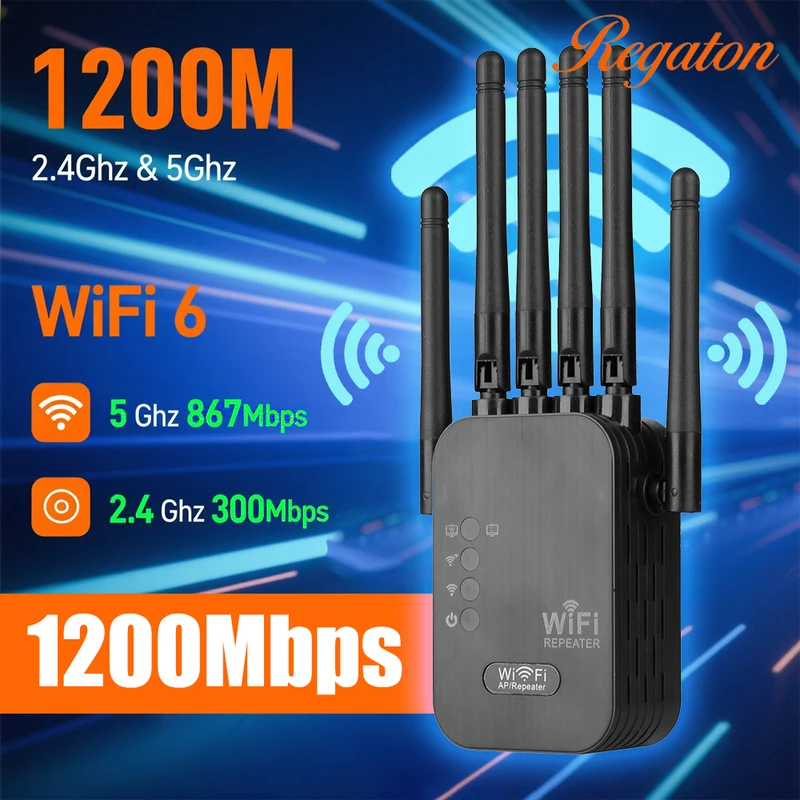 Wireless 5G WiFi Repeater 1200 - огляд і ціна Wifi Range Extender