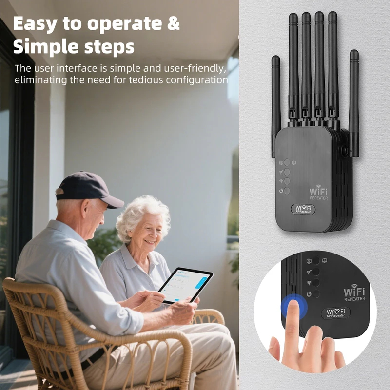 Wireless 5G WiFi Repeater 1200 - огляд і ціна Wifi Range Extender