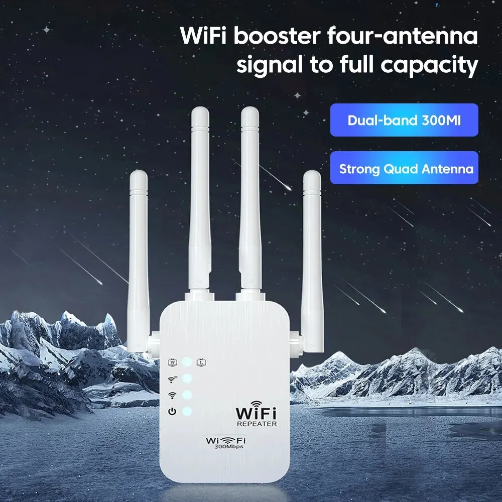 300Mbps Wireless WiFi Repeater - огляд і ціна Wifi Range Extender