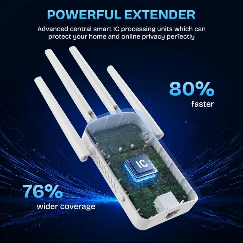1200Mbps Dual Band WiFi Repeat - огляд і ціна Wifi Range Extender