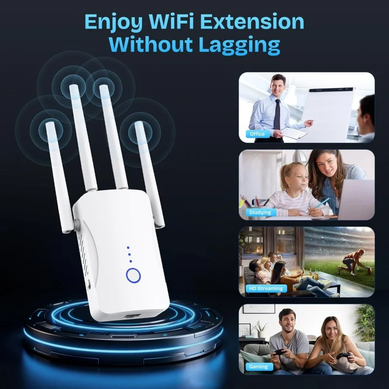 1200Mbps Dual Band WiFi Repeat - огляд і ціна Wifi Range Extender