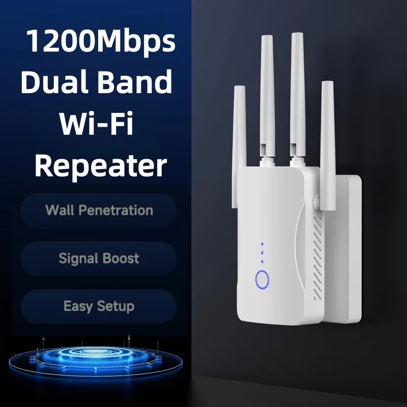 2.4G/5GHz Dual Band WiFi Repea - огляд і ціна Wifi Range Extender