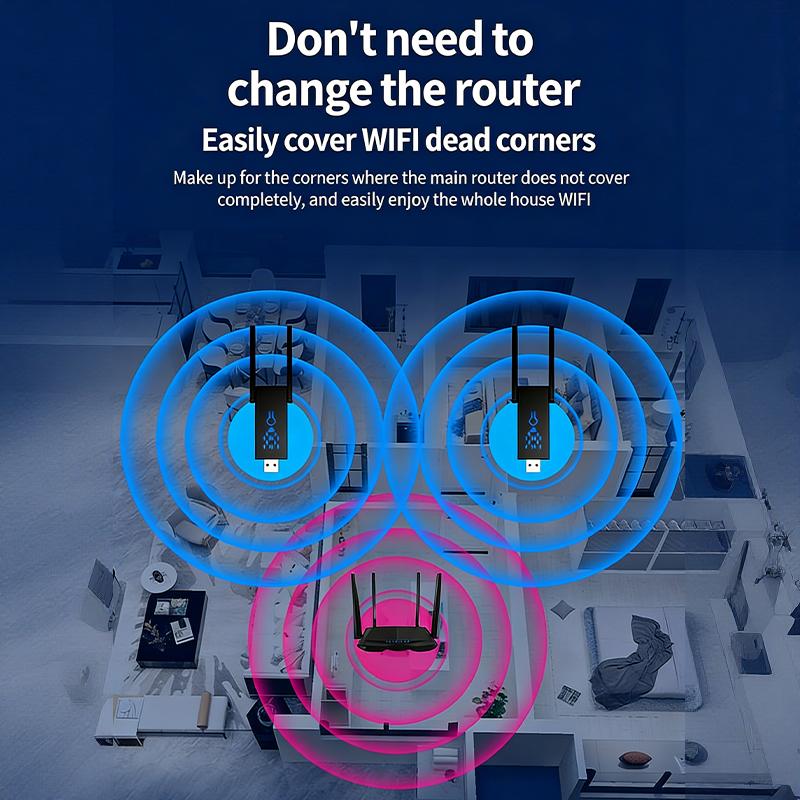 Dual Band 1300Mbps WiFi Range  - огляд і ціна Wifi Range Extender
